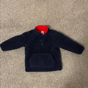Carter's Navy and Red Kids Fleece Sweater